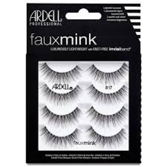 Ardell Faux Mink False Eyelashes, 817, 4 Pairs - Picture 1 of 1